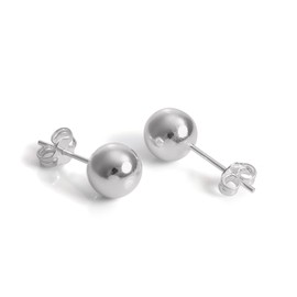 Sterling Silver Lightweight 3mm Ball Stud Earrings