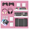 MULSAME Pegboard Combination Kit, 25.2" x 25.2" Wall Mounted Storage