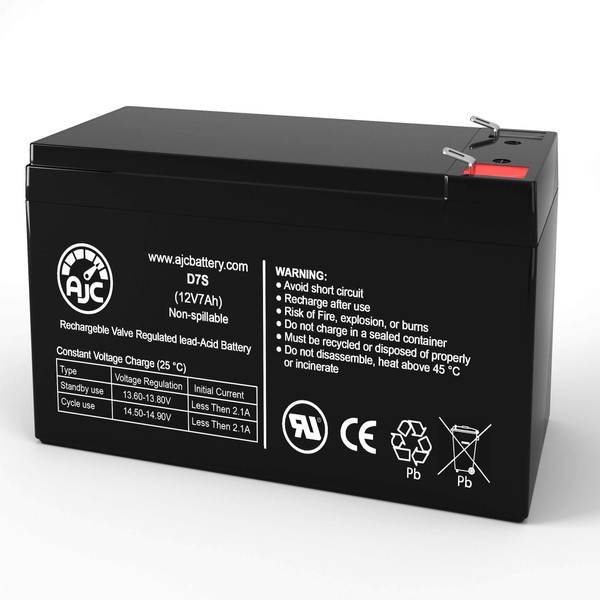 Portalac PX12072-F2 12V 7Ah Emergency Light Battery - This is