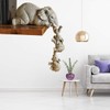 Ieron Elephant Sitter Hand Figurines - Set of 3 Elephant