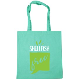Hippowarehouse Shellfish Free Tote Shopping Gym Beach Bag 42cm x38cm, 10 litres