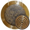 Chinese Wind, Sun, Horizon & Eclipse Gongs. Handmade Premium Quality for Sound Healing & Meditation (Solar Eclipse Gong, 16")