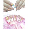 36Pcs 3D Gold Nail Charms Rhinestones Shiny Nail Crystal Diamonds