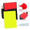 KICHOUSE Standard Soccer Referee Kit Red Yellow Cards Whistle Score