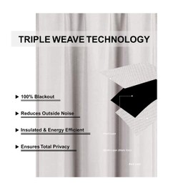 Home Collection 2 Panels 100% Blackout Curtain Set Solid Color with Rod Pocket Grommet Drapes for Kitchen, Dinning Room, Bathroom, Bedroom,Living Room Window New (74” Wide X 83” Long, Silver)