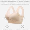 MUNSKT Wireless Bras for Women,Seamless Non-Wired Sleep Bra with Breathable