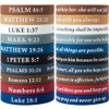 Motivational Bible Verses Rubber Bracelets for All Ages – Inspirational
