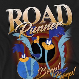 Popfunk Looney Tunes Bootleg Road Runner Women's T Shirt, Black, 2X-Large