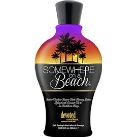 Somewhere on a Beach Instant Dark Tanning Lotion for Indoor/Outdoor Tanning Beds, 12.25 oz