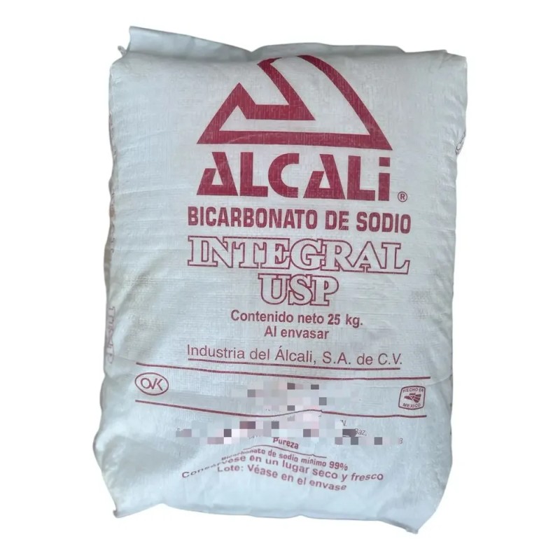 25 Kg De Bicarbonato De Sodio Alcali Usp