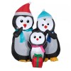 Gemmy Holiday Living  6-ft Lighted Penguin North Pole mailbox Christmas Inflatable