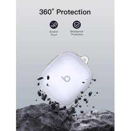 for Beats Powerbeats Pro 2 Case Cover with Cleaner Kit, Clear Soft TPU Protective Case Cover with Keychain & Lanyard，Full Protective Case -Clear