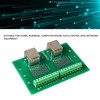 RJ45 Ethernet Connector Breakout Board Dual Network Port Input Screw