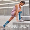 Hi Clasmix 6 Pairs Copper Compression Socks for Men &