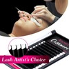 Cashmere Eyelash Extensions 0.07 C Curl 16mm Single Tray Premium