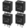 4Pcs 8T2T-14B192-AB Relay - 12VDC 30A 4-Pin Automotive Relay for