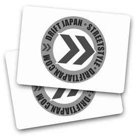 2 x 7.5cm Rectangle Stickers - JDM Drift Japan Street Style Car Racing Decals 40074