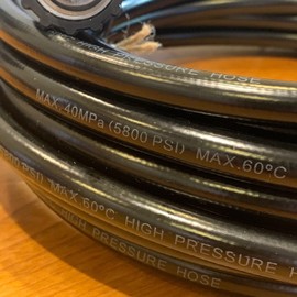 HOTEISON High Pressure Washer Kärcher Extension Hose Hook Pin Connection 32.8 ft (10 m) 40 MPa 60 °C K2.010 JTK22 etc. Standard Hose Replacement