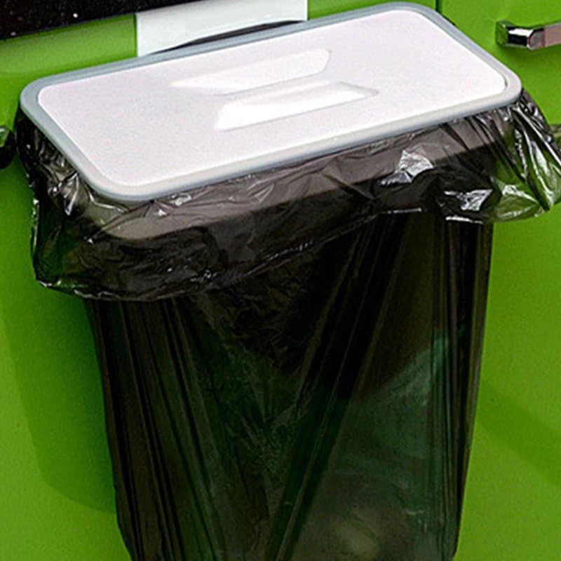 UPKOCH Door Back Garbage Bag Holder, Hanging Trash Bag Rack,