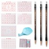 XCSJ 10 Pieces Chinese Calligraphy Brush Set Sumi Drawing Brush