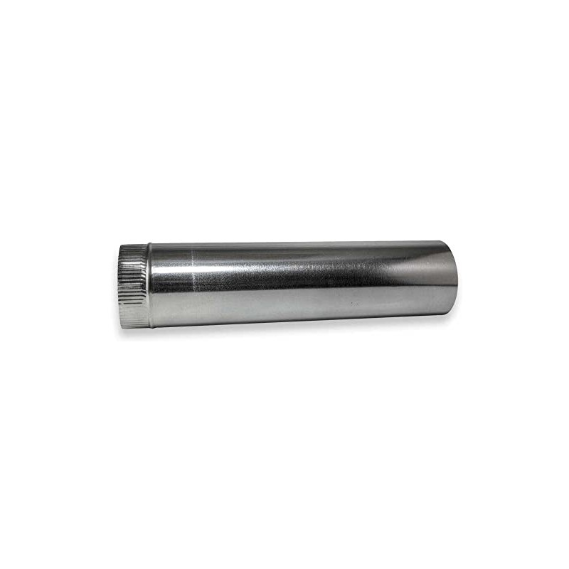 HVAC Premium 2 Pack 5'' Round 24'' Long Duct Pipe