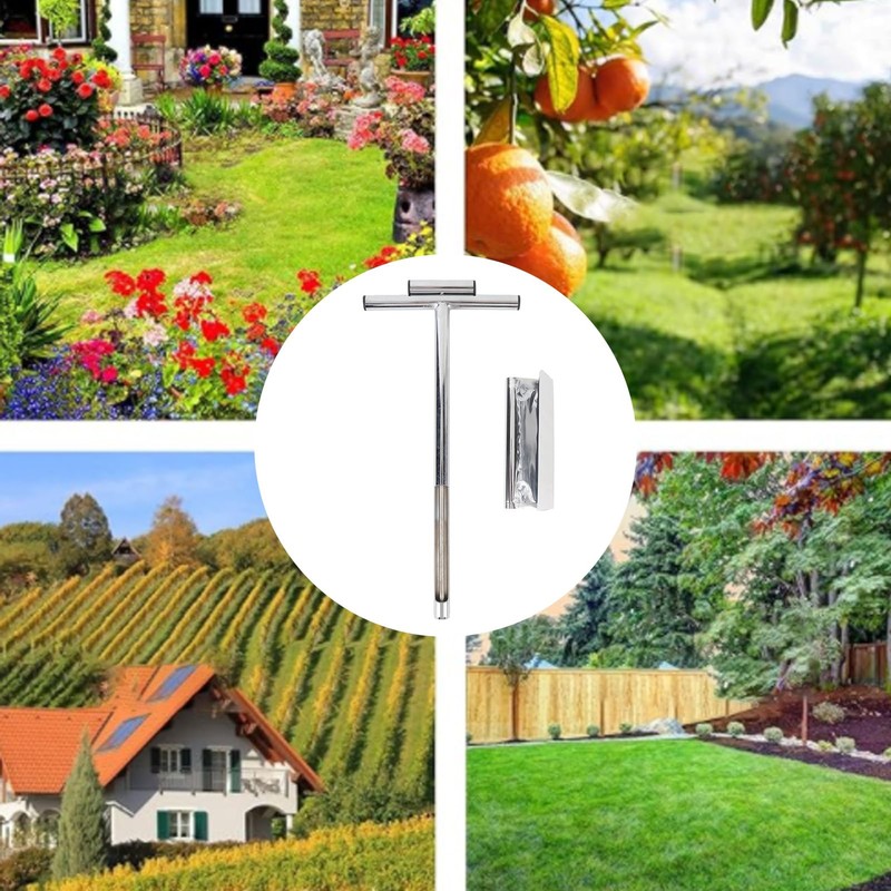 GOTOTOP Superior Workmanship Stainless Steel Soil Sample Probe with Ejector