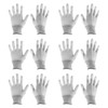 HARFINGTON 6 Pairs ESD Anti Static Gloves 21cm Overlock Edge