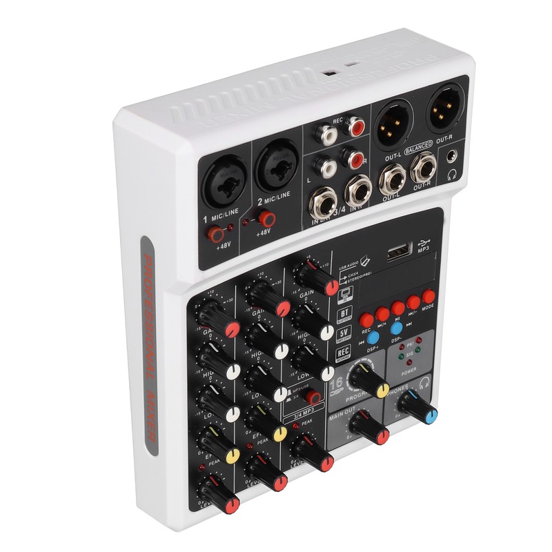 BMG‑04D 4 Channel Mixer 48V Phantom Power Stereo Recording 4