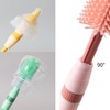 Chemimoso Small Silicone Baby Bottle Brush for Newborn Anti-Colic Baby
