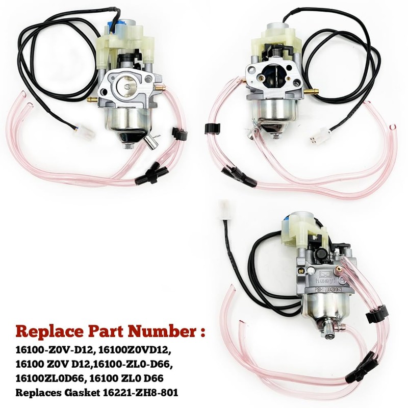 16100-ZL0-D66 Carburetor Fit for Honda EU3000i EU3000is 2000i Generator Carb