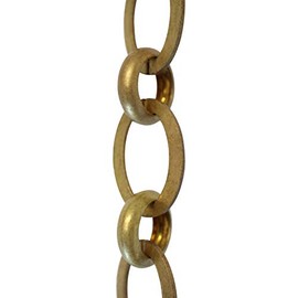 RCH Hardware CH-14-AB Brass Chandelier Chain, Antique Brass (1 Foot)