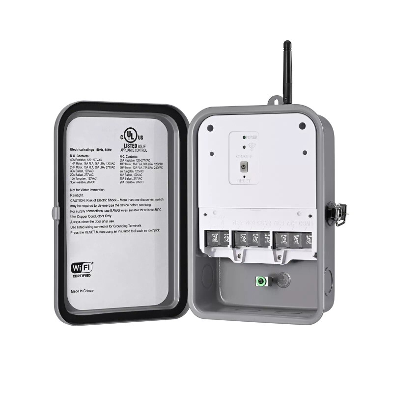DEWENWILS Pool Pump Timer, Outdoor Wi-Fi Box, Heavy Duty 40A