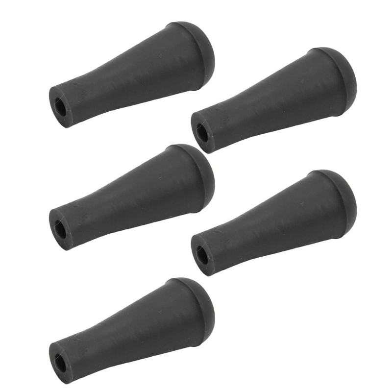 5Pcs Archery Tips, Soft Rubber Arrowheads 6mm Blunt Point Broad