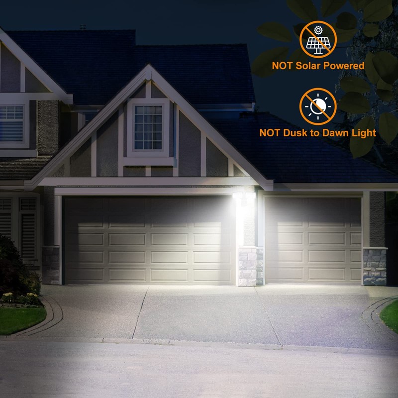 LEPOWER 30W LED Security Lights Motion Sensor Outdoor, 3200LM, 5500K,