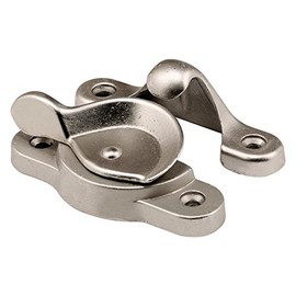Prime-Line F 2711 Diecast Cam Action Window Sash Lock, Mounting Holes 1-3/4 Inch on Center, Satin Nickel (Single Pack)