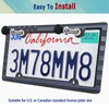 BGGTMO American Flag License Plate Frames- Patriotic USA Stars and
