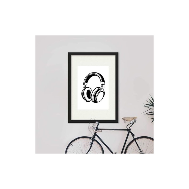 Azeeda A2 'Over-Ear Headphones' Wall Poster/Print (PP00329910)