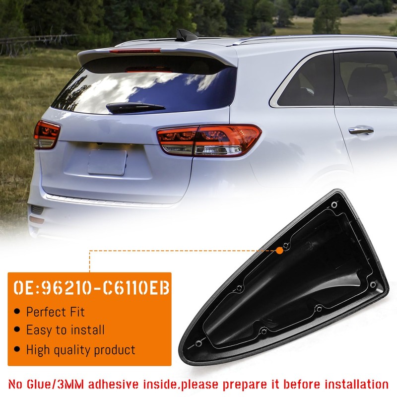 AMSPRAC Shark Fin Antenna Cover,Car Roof Antenna Shell Compatible with