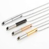 Anxiety Relief Breathing Necklace - stainless steel durable pendant, Stress