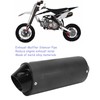 28mm Exhaust Muffler Silencer Pipe With Clamp Fit For 110cc