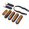 Wheel Reflective Strip Scooter Night Reflector Parts with Screws Bracket