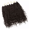 LMZIM 12 Inch Boho Box Braids Crochet Hair Bohomian Crochet