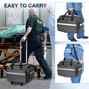 Damero Rolling Medical Bag with Detachable Trolley, Empty Emergency Response