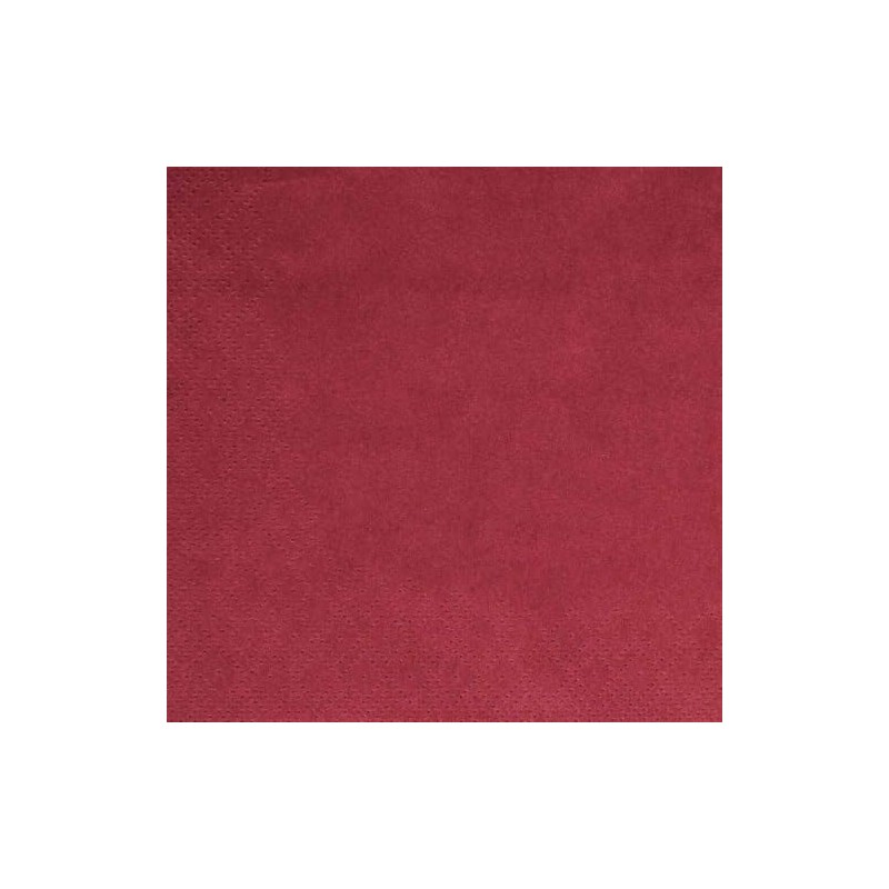Cocktail Napkins 24 x 24 cm 2-Ply Bordeaux 1/4 Fold