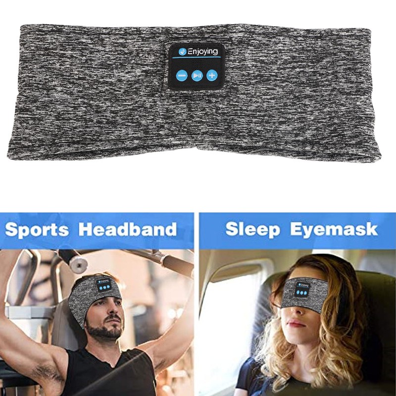 Sports Music Headband Portable USB Sleep Headphone BT Headband for