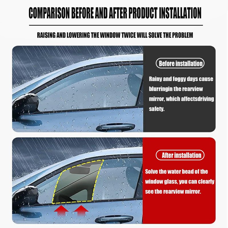 VAINTOD Side Window Wiper Premium All-Seasons Durable Stable And Quiet