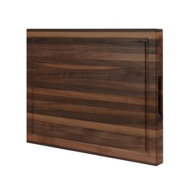 CONSDAN Walnut Cutting Board for Kitchen, USA Grown Hardwood, 20 x 15, with Invisible Inner Handle, Prefinished with Food-Grade Oil, Suitable for Kitchen Edge Grain, 1-1/2" Thick