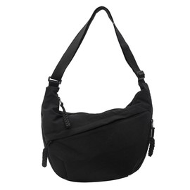 TIAASTAP Halbmond Umhängetasche Nylon Groß Crossbody Bag Shoulder Bag Women Half Moon Bag Slouchy Bag Hobo Tasche Bauchtasche Crossbag Damen-Schultertaschen