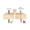 #14 x 3 Black IMSCREWS Wood Deck Screws - T30