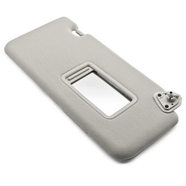 96401EL31A Left Driver Side Sun Visor w/Makeup Mirror 96401-EL31A Fit for Nissan Versa 2007-2012 Sun Protection Shade (Gray)